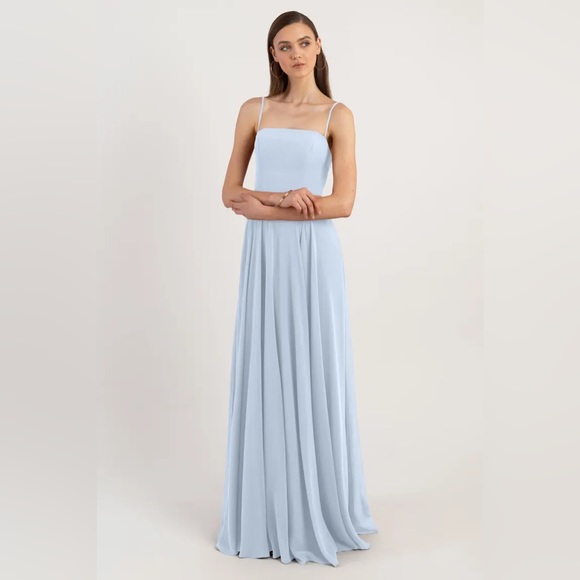 Jenny Yoo Renee dress, whisper blue color, size 6. New with tags! - Picture 5 of 5